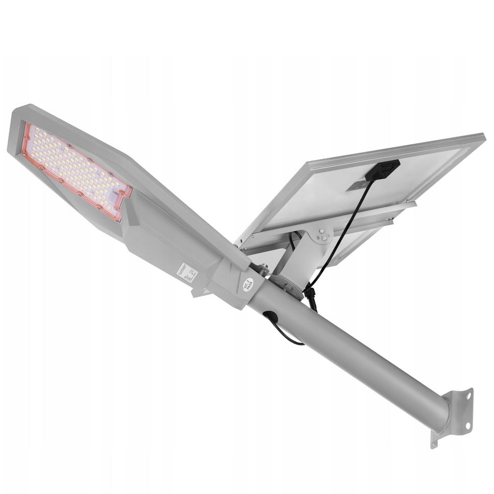LAMPA SOLARNA ULICZNA LATARNIA DROGOWA PRZEMYSŁOWA 192 LED IP67 2000W PREMIUM - obrazek 2