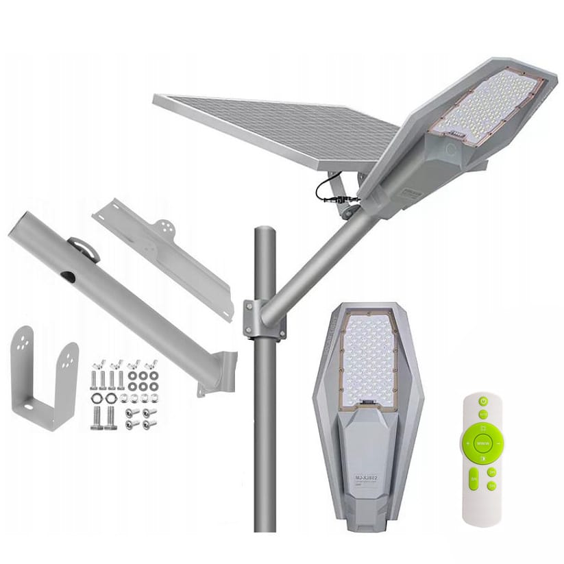 LAMPA SOLARNA ULICZNA LATARNIA DROGOWA PRZEMYSŁOWA 192 LED IP67 1000W PREMIUM