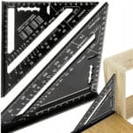 KĄTOWNIK STOLARSKI BUDOWLANY CIESIELSKI DUŻY ALUMINIOWY PRZYMIAR BUDOWALNY 18CM