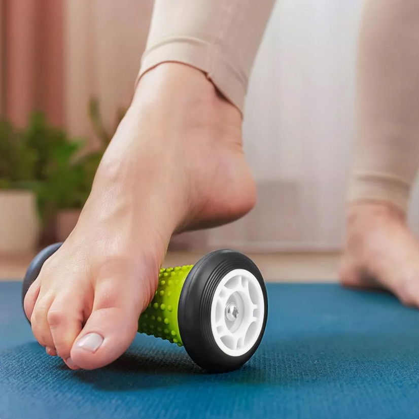 MASAŻER ROLLER NA OSTROGĘ PIĘTOWĄ ZAPALENIE POWIĘZI ROLKA DO REHABILITACJI - obrazek 5