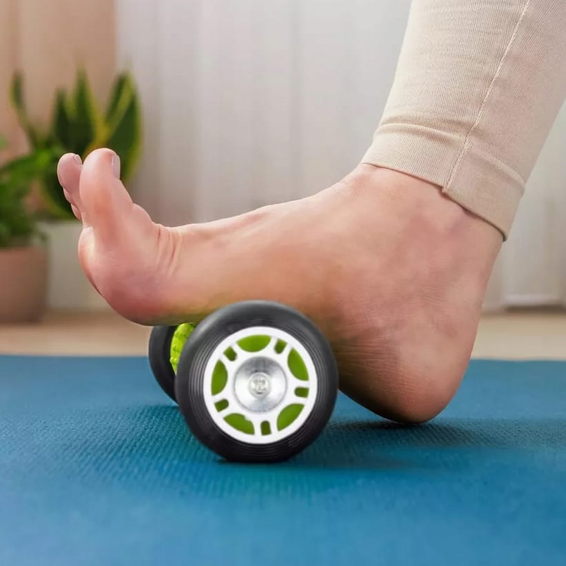 MASAŻER ROLLER NA OSTROGĘ PIĘTOWĄ ZAPALENIE POWIĘZI ROLKA DO REHABILITACJI - obrazek 6