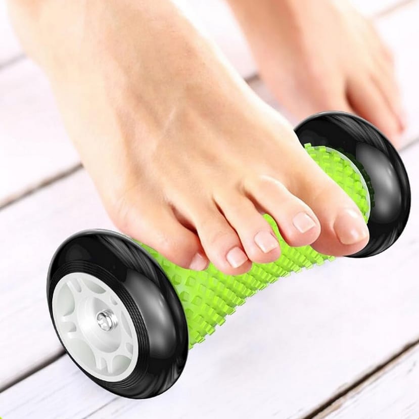 MASAŻER ROLLER NA OSTROGĘ PIĘTOWĄ ZAPALENIE POWIĘZI ROLKA DO REHABILITACJI - obrazek 7