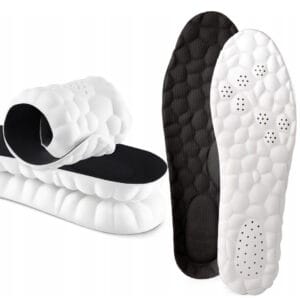 WKŁADKI DO BUTÓW OBUWIA CODZIENNEGO PRZEWIEWNE PIANKOWE MIĘKKIE 4D 1 PARA 43-44