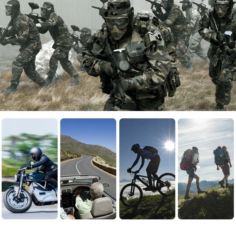 RĘKAWICE OCHRONNE BEZ PALCÓW TAKTYCZNE MILITARNE WOJSKOWE RĘKAWICZKI SURVIVAL - obrazek 3