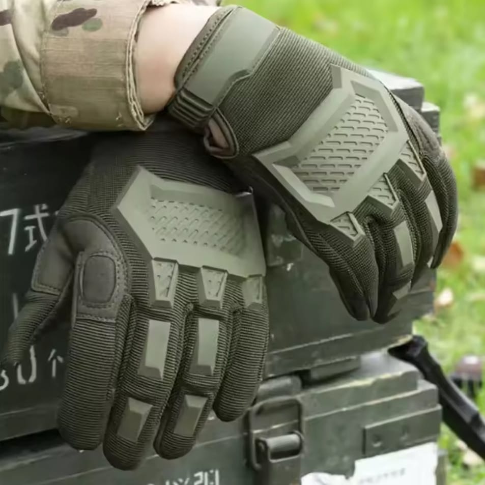 RĘKAWICE OCHRONNE TAKTYCZNE MILITARNE WOJSKOWE DOTYKOWE RĘKAWICZKI SURVIVAL - obrazek 7