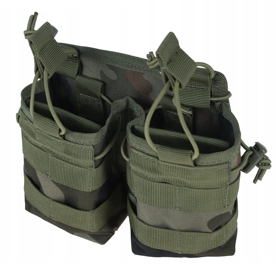ŁADOWNICA KARABINOWA NA 4 MAGAZYNKI TAKTYCZNA MOLLE OTWARTA PODWÓJNA - obrazek 5