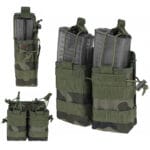 ŁADOWNICA KARABINOWA NA 4 MAGAZYNKI TAKTYCZNA MOLLE OTWARTA PODWÓJNA