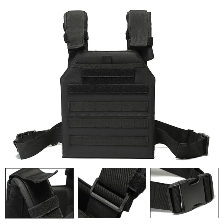 KAMIZELKA TAKTYCZNA WOJSKOWA REGULOWANA MOLLE DO TRENINGU ĆWICZEŃ SURVIVALU - obrazek 6