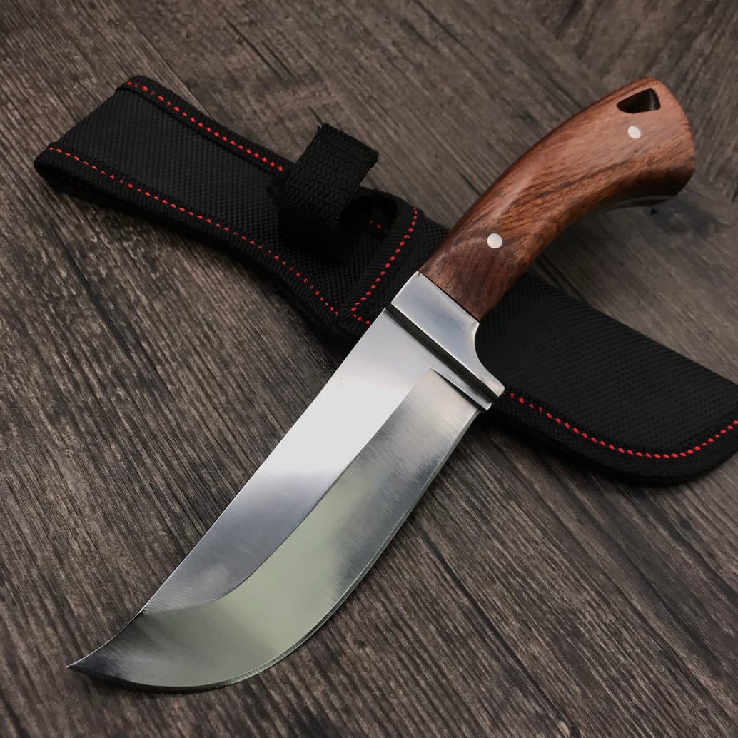 NÓŻ MYŚLIWSKI WOJSKOWY TURYSTYCZNY POKROWIEC 24CM - obrazek 2