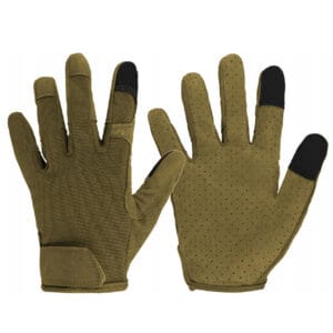 RĘKAWICE OCHRONNE TAKTYCZNE MILITARNE WOJSKOWE DOTYKOWE STRZELECKIE RĘKAWICZKI SURVIVAL OLIWKA L