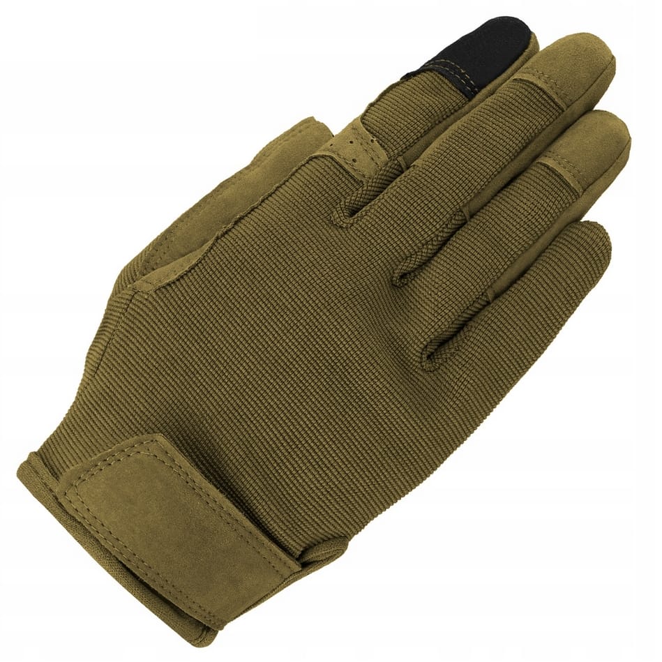 RĘKAWICE OCHRONNE TAKTYCZNE MILITARNE WOJSKOWE DOTYKOWE STRZELECKIE RĘKAWICZKI SURVIVAL OLIWKA XL - obrazek 4