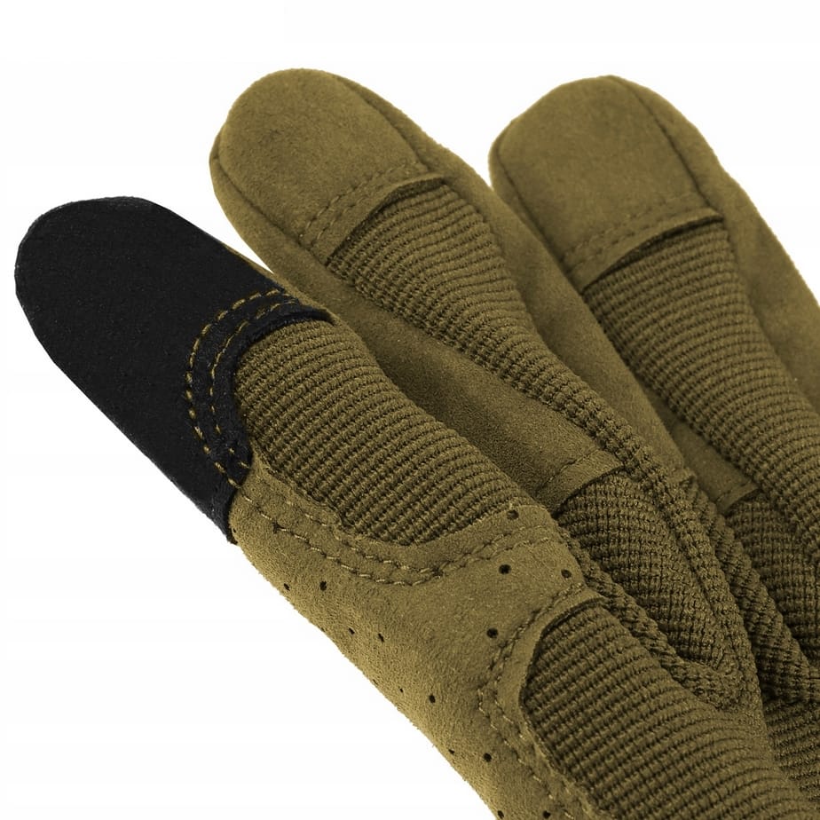 RĘKAWICE OCHRONNE TAKTYCZNE MILITARNE WOJSKOWE DOTYKOWE STRZELECKIE RĘKAWICZKI SURVIVAL OLIWKA L - obrazek 9