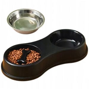 MISKA DLA PSA PODWÓJNA SPOWOLNIAJĄCA JEDZENIE NA KARMĘ WODĘ 38CM