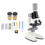 MIKROSKOP NAUKOWY OPTYCZNY LABORATORYJNY EDUKACYJNY 3 OBIEKTYWY ZOOM 100X-1200X ZESTAW