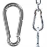 KARABIŃCZYK DO LIN STRAŻACKI HAK UCHWYT ZACZEP ŁĄCZNIK 10X100MM