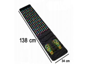 Mata do masażu stóp z kolorowymi wypustkami