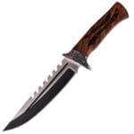NÓŻ MYŚLIWSKI SURVIVAL FINKA POKROWIEC 30CM