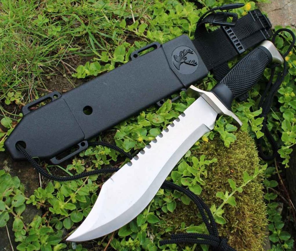 NÓŻ TAKTYCZNY MYŚLIWSKI MACZETA POKROWIEC 31CM - obrazek 2