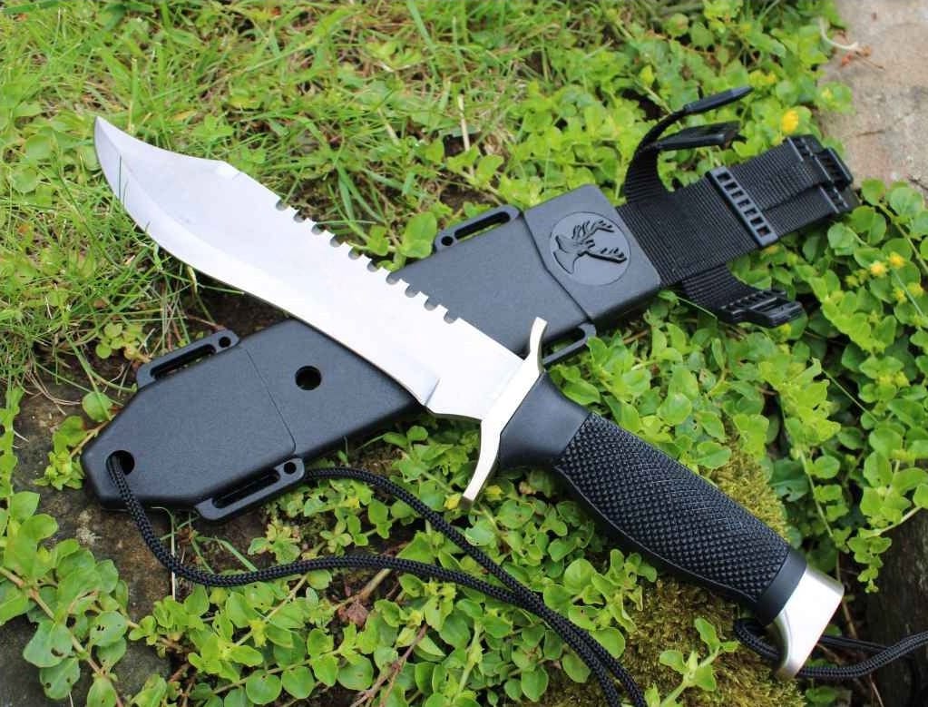 NÓŻ TAKTYCZNY MYŚLIWSKI MACZETA POKROWIEC 31CM - obrazek 3