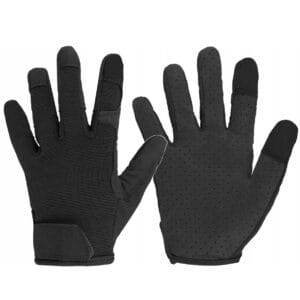 RĘKAWICE OCHRONNE TAKTYCZNE MILITARNE WOJSKOWE DOTYKOWE STRZELECKIE RĘKAWICZKI SURVIVAL CZARNY L