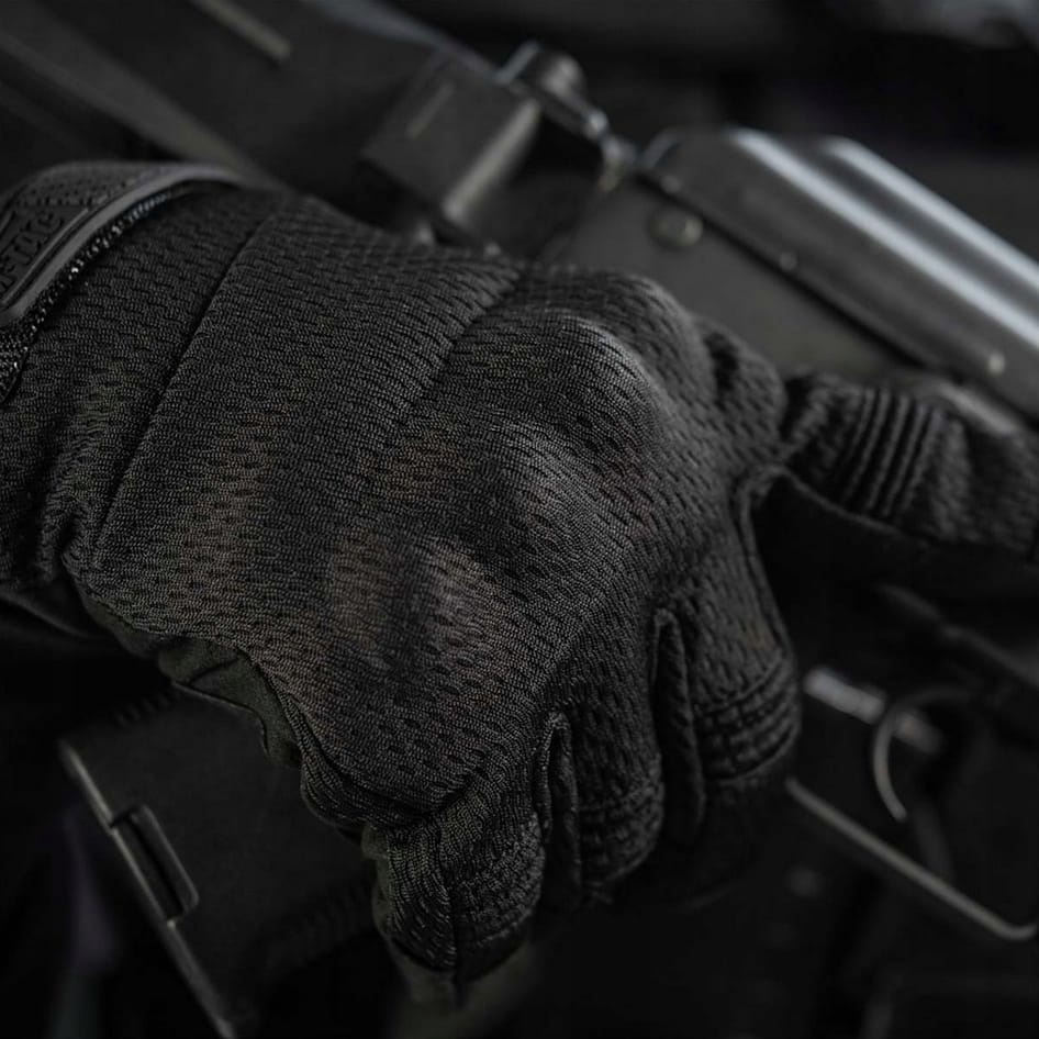RĘKAWICE OCHRONNE TAKTYCZNE MILITARNE WOJSKOWE DOTYKOWE RĘKAWICZKI SURVIVAL CZARNY XL - obrazek 7
