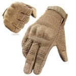 RĘKAWICE OCHRONNE TAKTYCZNE MILITARNE WOJSKOWE DOTYKOWE RĘKAWICZKI SURVIVAL KHAKI XL