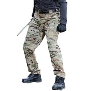 SPODNIE TAKTYCZNE TURYSTYCZNE WOJSKOWE BOJÓWKI MULTICAM ROZMIAR XXXL