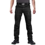 SPODNIE TAKTYCZNE TURYSTYCZNE WOJSKOWE BOJÓWKI CZARNY ROZMIAR L