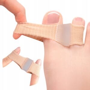 SEPARATOR MIĘDZYPALCOWY NA ZACHODZĄCE PALCE OBTARCIA MIĘKKI KLIN NA HALUKSY