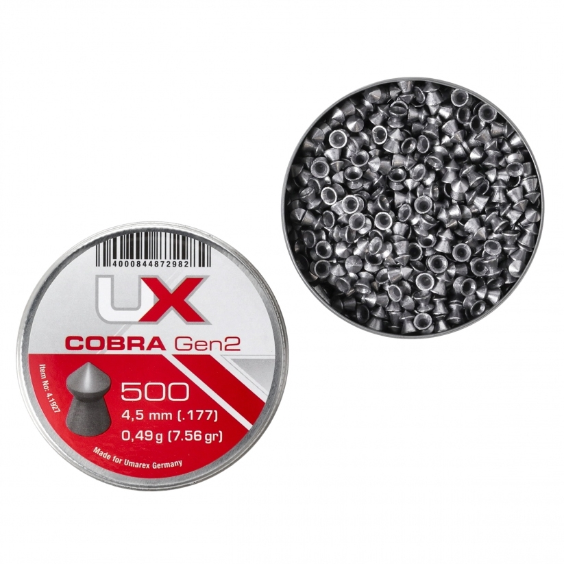 ŚRUT DIABOLO UMAREX COBRA GEN.2 4,5MM 500SZT - obrazek 2