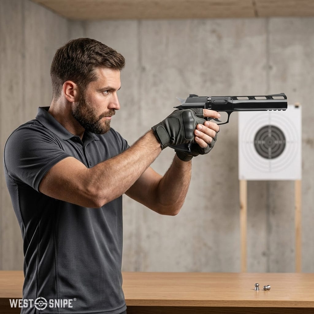 WIATRÓWKA PISTOLET CP400 KAL. 4,5MM SNOWPEAK CO2 EKP<17J - obrazek 12