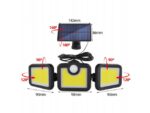 Mocna Lampa Solarna 3w1 LED COB