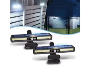 Solarna lampa LED z czujnikiem ruchu