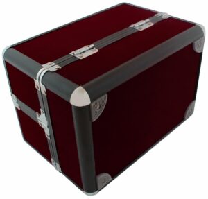 KUFER 25x17x17cm PURPUROWY KOSMETY