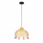 BAMBUSOWA WISZĄCA LAMPA