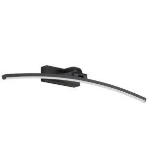 LAMPKA ŚCIENNA ŁUK 60CM BIAŁA NEUTRALNA CZARNA