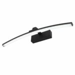 LAMPKA ŚCIENNA ŁUK 40CM BIAŁA NEUTRALNA CZARNA