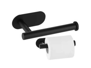 Uchwyt na papier toaletowy czarny