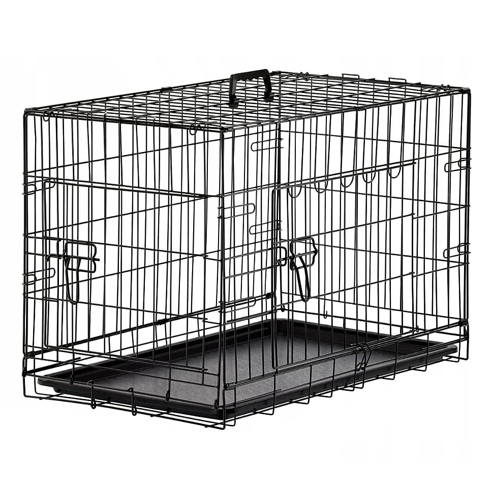 KLATKA DLA PSA KENNELOWA METALOWA KOJEC TRANSPORTER DLA ZWIERZĄT M 77CM - obrazek 3