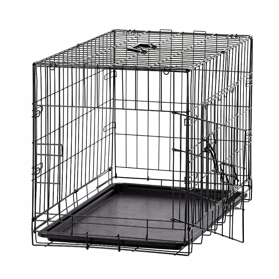 KLATKA DLA PSA KENNELOWA METALOWA KOJEC TRANSPORTER DLA ZWIERZĄT M 77CM - obrazek 4