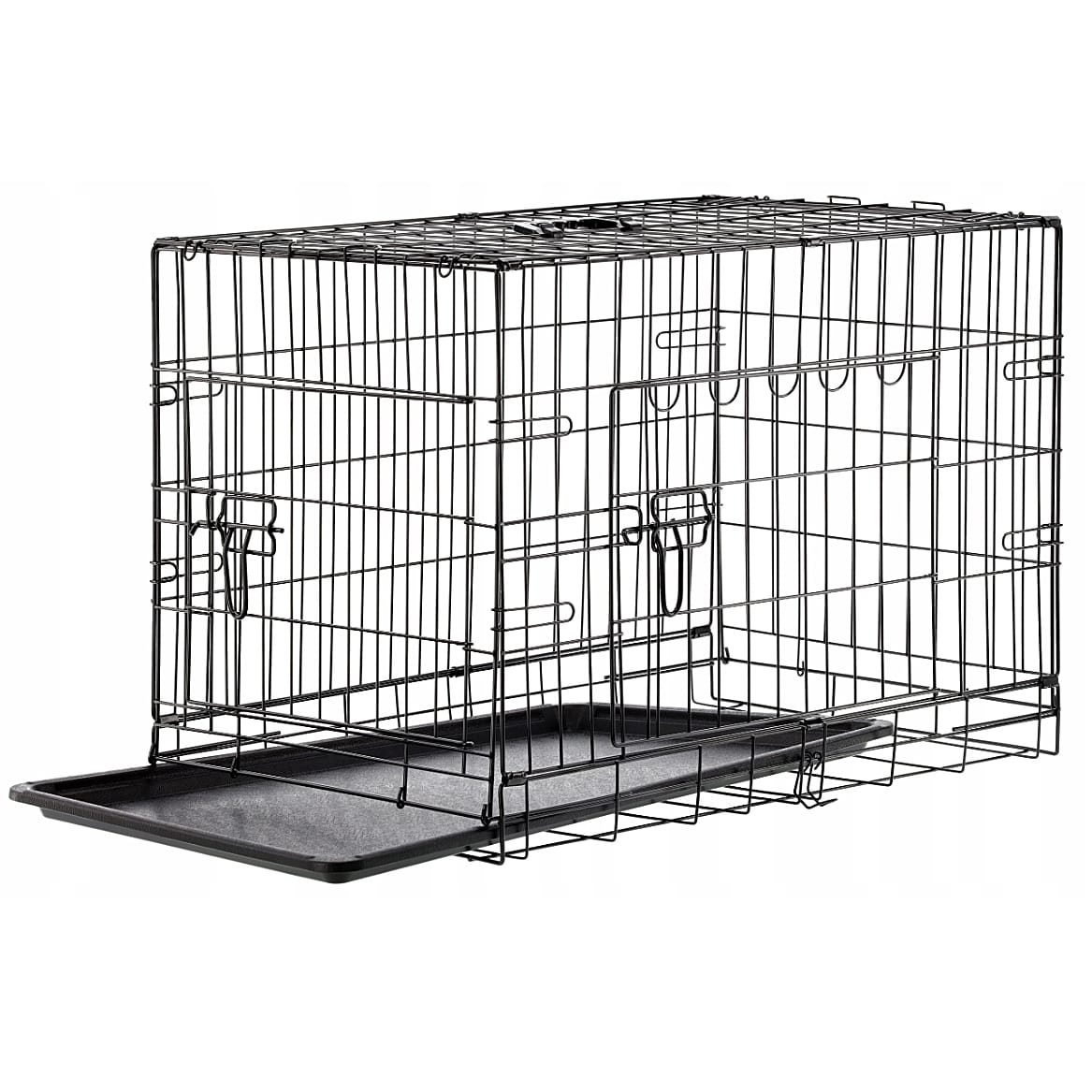 KLATKA DLA PSA KENNELOWA METALOWA KOJEC TRANSPORTER DLA ZWIERZĄT M 77CM - obrazek 5