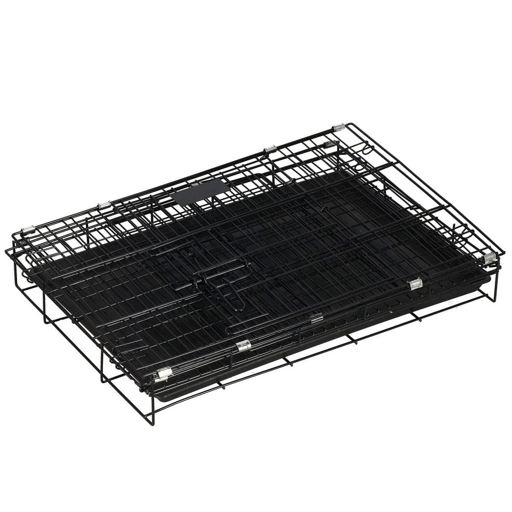 KLATKA DLA PSA KOTA KRÓLIKA ZWIERZĄT METALOWA KOJEC TRANSPORTER S 50CM - obrazek 3