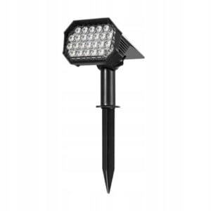LAMPA SOLARNA LED WBIJANA REFLEKTOR CZUJNIK ZMIERZCHU