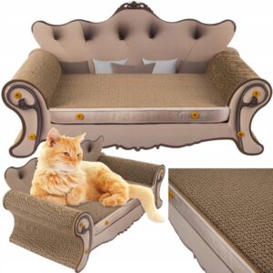 DRAPAK DLA KOTA TEKTUROWY ZABAWKA MATA LEGOWISKO SOFA KANAPA 60CM