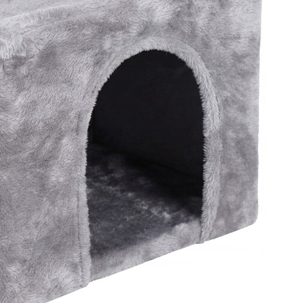 DRAPAK DUŻY DLA KOTA WIEŻA DRZEWKO LEGOWISKO DOMEK Z ZABAWKAMI 4 POZIOMY 90CM XL - obrazek 2