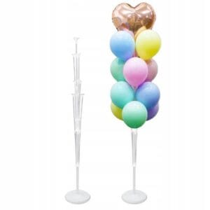 STELAŻ NA BALONY STOJAK DO 13 BALONÓW WESELE URODZINY 130CM