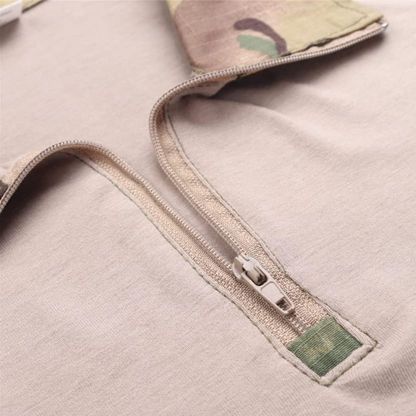 BLUZA TAKTYCZNA TURYSTYCZNA WOJSKOWA KOSZULKA Z DŁUGIM RĘKAWEM ŚCIĄGACZ CAMO 2XL 3XL - obrazek 4