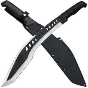 NÓŻ MYŚLIWSKI MACZETA TAKTYCZNA KUKRI POKROWIEC 53CM
