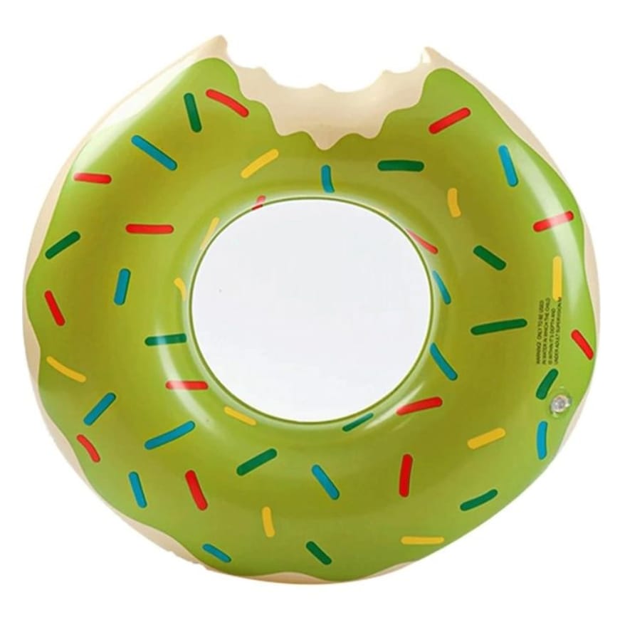 DMUCHANY PONTON DLA DZIECI KOŁO MATERAC DO PŁYWANIA BASENU PLAŻOWY DONUT 60CM - obrazek 2