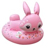 DMUCHANY PONTON DLA DZIECI KOŁO MATERAC DO PŁYWANIA BASENU PLAŻOWY KRÓLIK 64CM